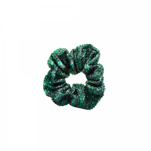 Green Crystal Scrunchie