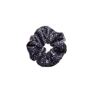 Black Crystal Scrunchie